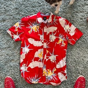 Vans Short Sleeved Button Down Shirt M